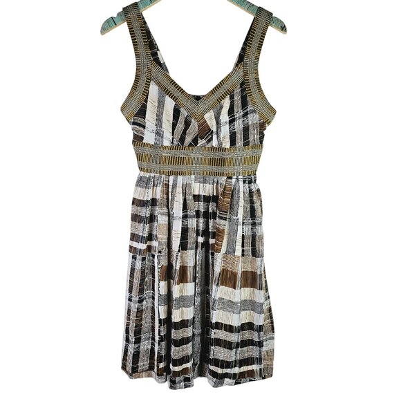 Plenty by Tracy Reese Anthropologie Multi Texture 100% Silk Sleeveless Dress, 4 - Picture 1 of 9